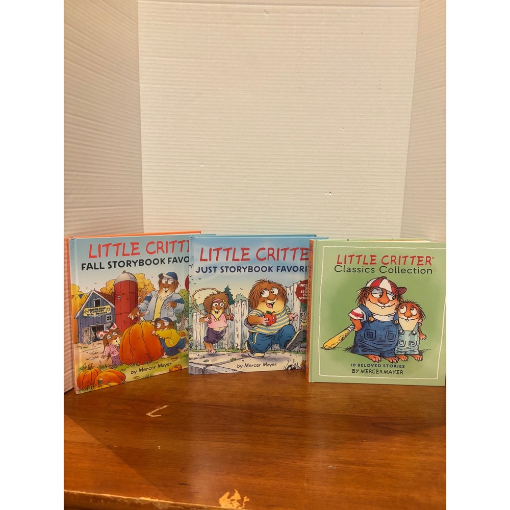 Little Critter Mercer Mayer Hardcover Book Lot Classics Just Fall Favorites 3pk